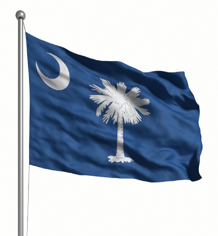 Beautiful South Carolina State Flags for sale at AmericaTheBeautiful.com
